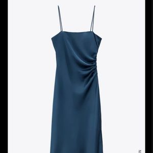 Satin slip dress